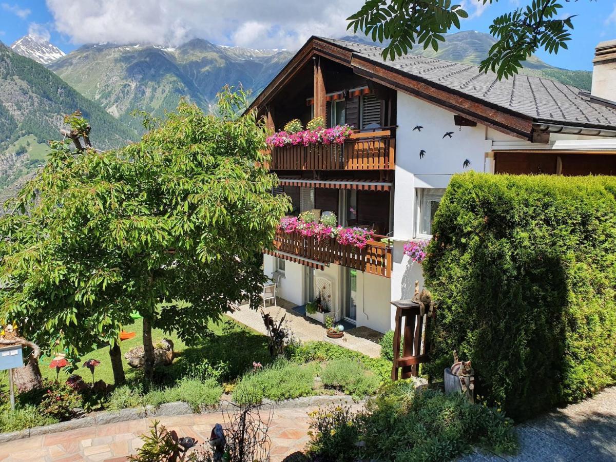 Chalet Schneevogul Grächen Екстериор снимка